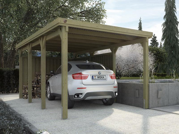 Weka Carport 617 Größe 2 ohne Dachplatten