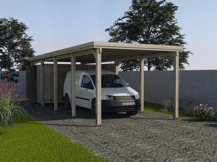 Weka Carport 617 Größe 3 ohne Dachplatten