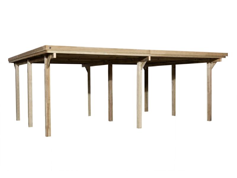 Weka Carport 618 Größe 1 inkl. Stahldach