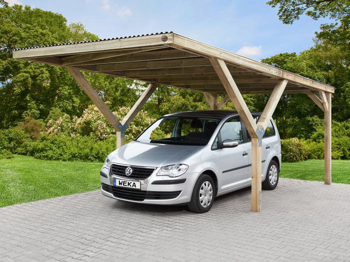 Weka Carport Y-Carport mit Stahl-Dacheindeckung