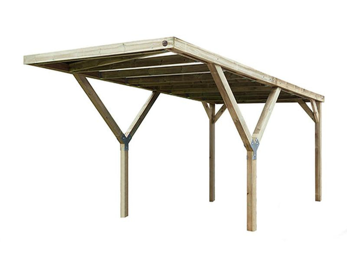 Weka Carport Y-Carport mit Stahl-Dacheindeckung