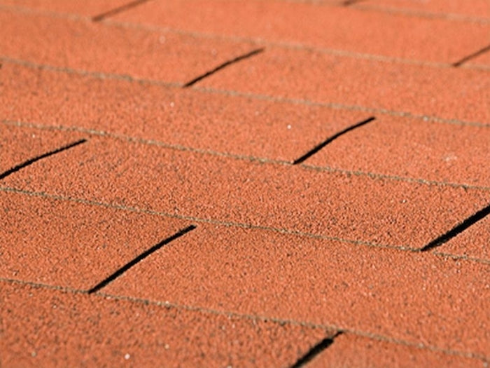 Weka Dachschindeln Rechteck rot 1 Paket