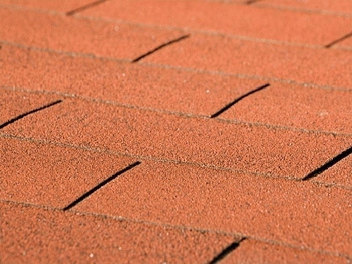 Weka Dachschindeln Rechteck rot 10 Pakete