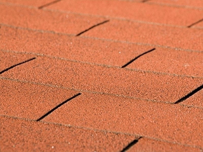 Weka Dachschindeln Rechteck rot 8 Pakete