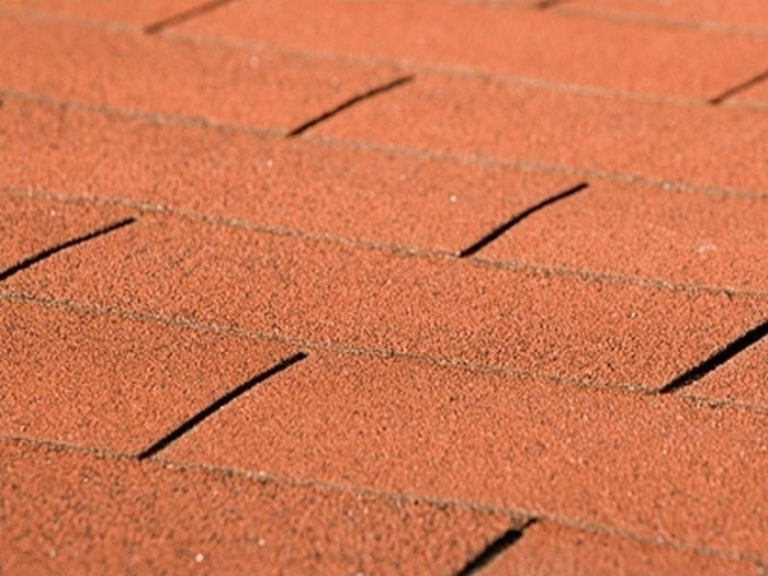 Weka Dachschindeln Rechteck rot 9 Pakete