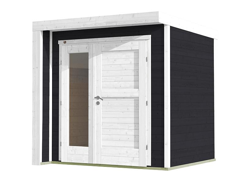 Weka Design-Gartenhaus 262 B anthrazit