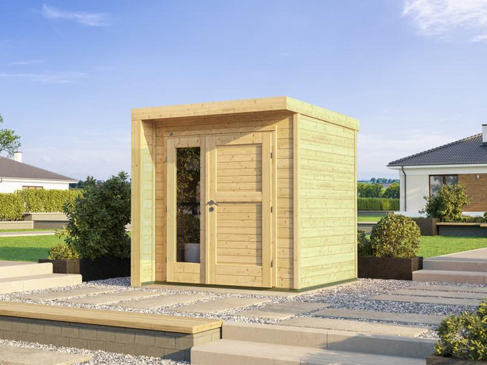 Weka Design-Gartenhaus 262 B natur