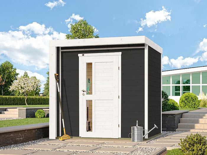 Weka Design-Gartenhaus 262 C anthrazit