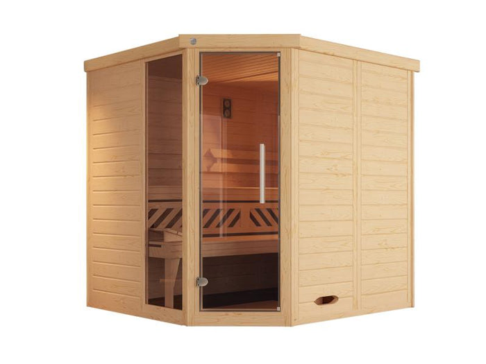 Weka Design-Sauna KEMI Eck 1 GTF