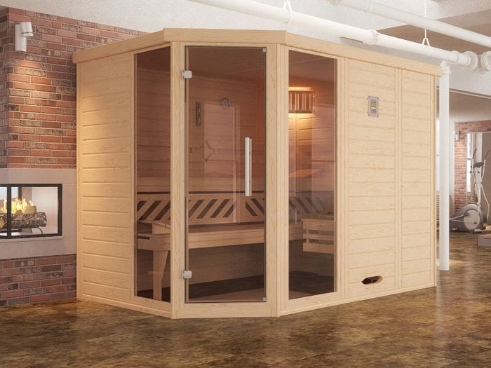 Weka Design-Sauna KEMI Eck 2 GTF