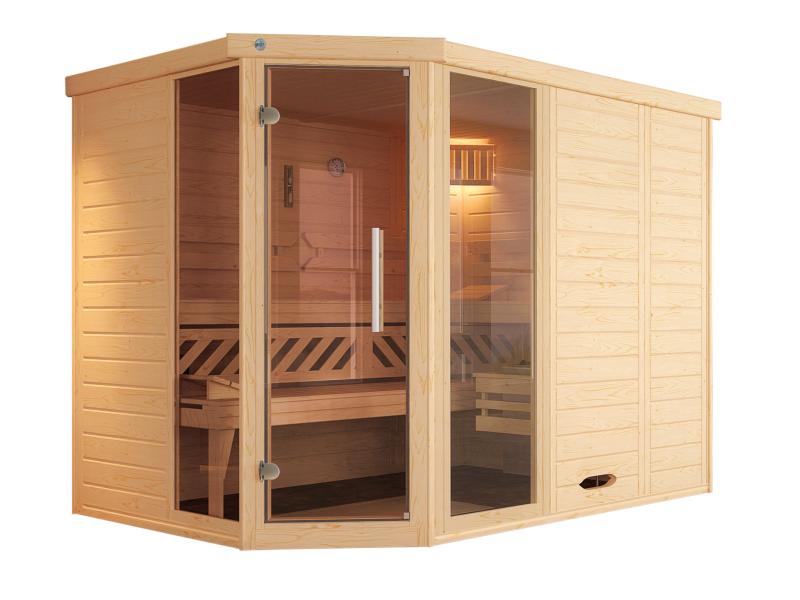 Weka Design-Sauna KEMI Eck 2 GTF