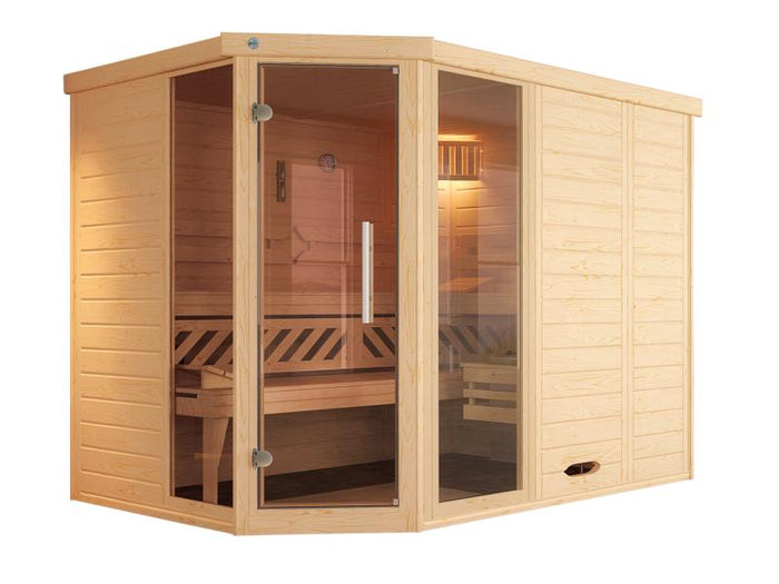 Weka Design-Sauna KEMI Eck 2 GTF