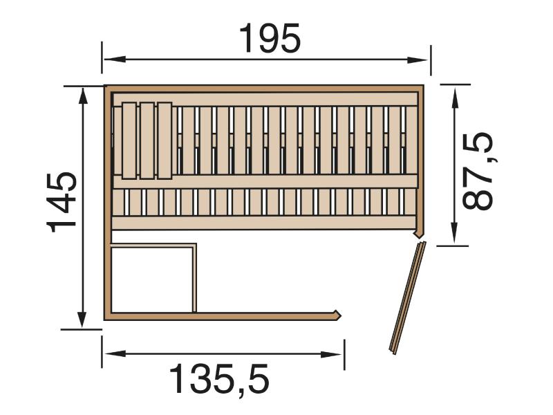 Weka Design-Sauna KEMI Eck GT