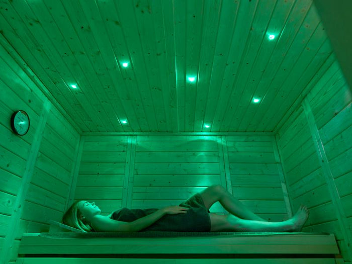 Weka Design-Sauna KEMI PANORAMA 3 inkl. 7,5 kW BioS-Ofenset