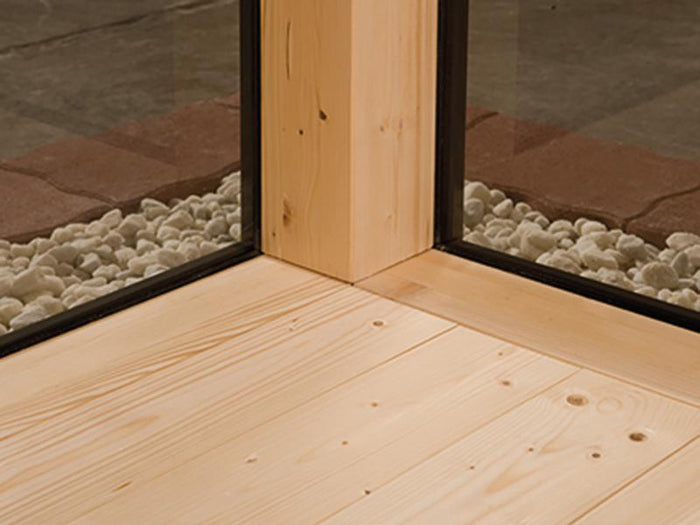 Weka Design-Saunahaus Cubilis, inkl. 9 kW Bioofen (BioS)