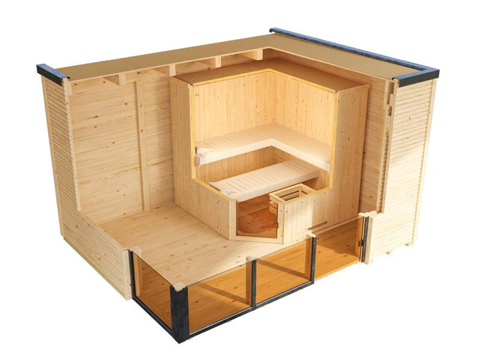 Weka Design-Saunahaus CUBILIS