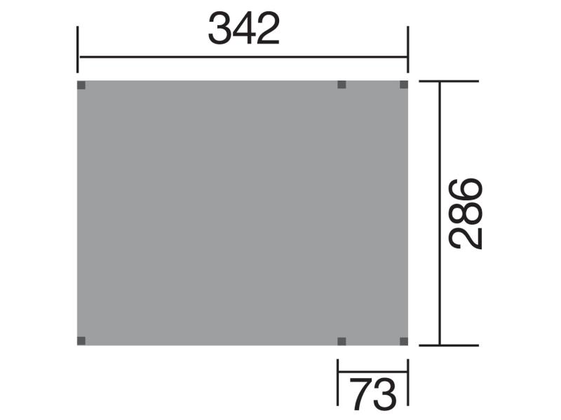 Weka Doppelschaukel 816 A natur