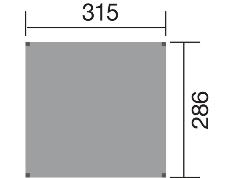 Weka Doppelschaukel 816 natur