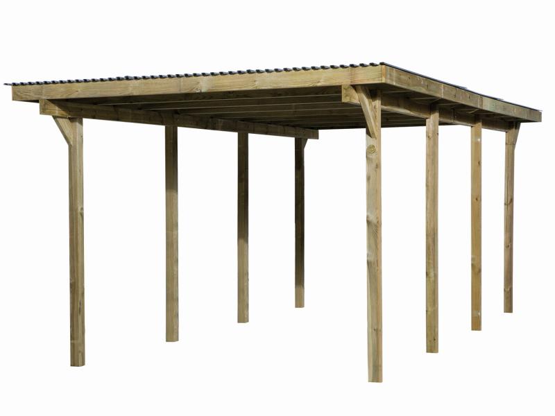 Weka Einzelcarport 606 Gr. 2