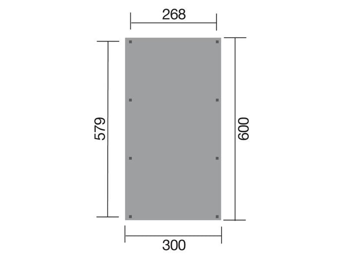 Weka Einzelcarport 606 Gr. 2