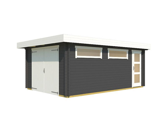 Weka Einzelgarage 441 graphitgrau 44mm