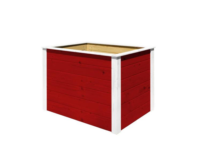 Weka Element-Hochbeet Modular, 21 mm, 98 x 69 cm rot