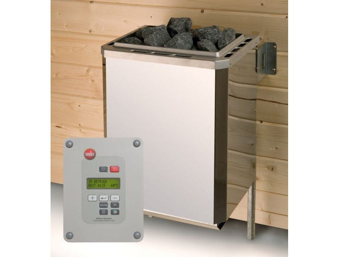 Weka Elementsauna 508 GT Gr. 4 inkl. 7,5 kW Sauna-Ofen mit externer Steuerung (OS)