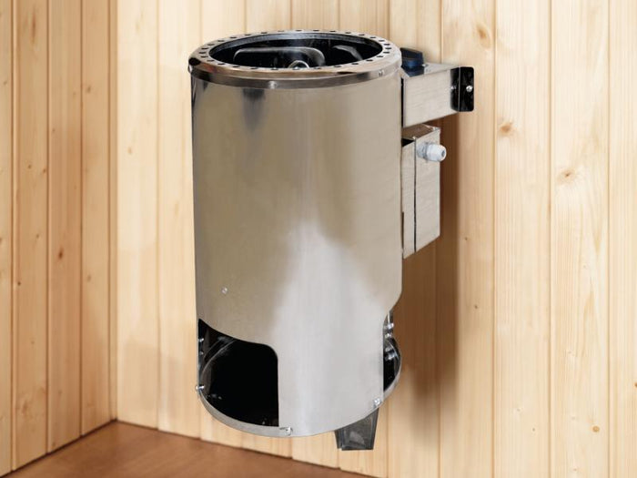 Weka Elementsauna Kaarina 1, inkl. 3,6 kW Ofen Kompakt, integr. Steuerung