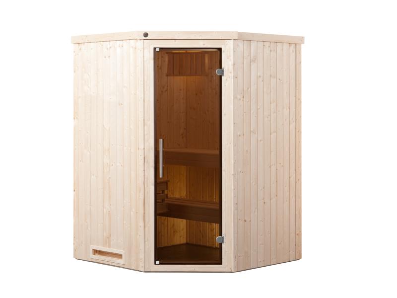 Weka Elementsauna Kiruna 1 GT inkl. 3,6 kW Kompakt-Ofenset (230 V)