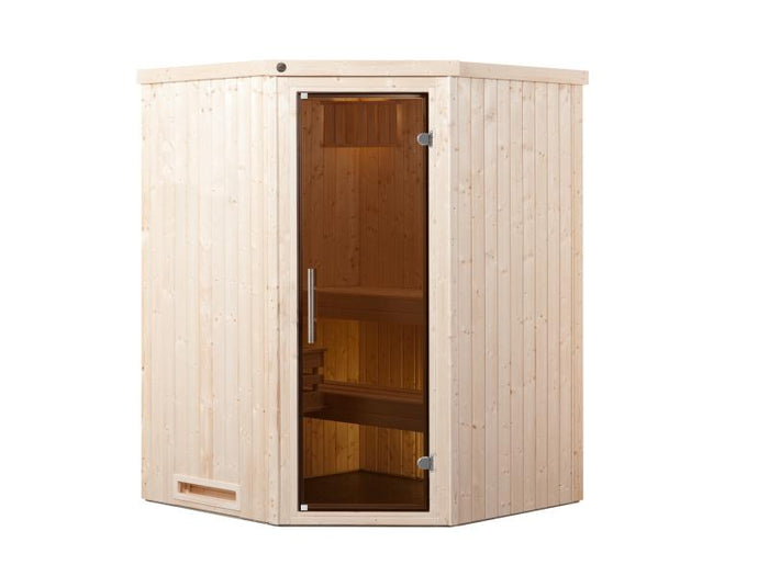 Weka Elementsauna Kiruna 1 GT inkl. 3,6 kW BioS-Ofenset (230 V)