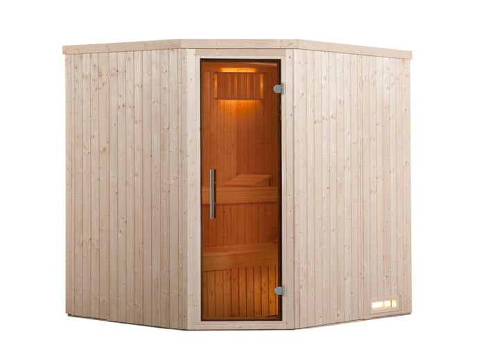 Weka Elementsauna KIRUNA 2 GT inkl. 4,5 kW OS-Ofenset (230 V)