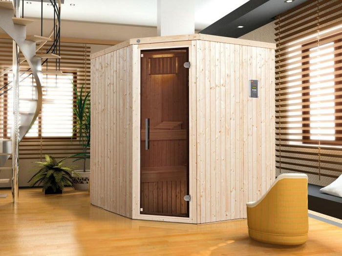 Weka Elementsauna KIRUNA 2 GT inkl. 4,5 kW BioS-Ofenset (230 V)