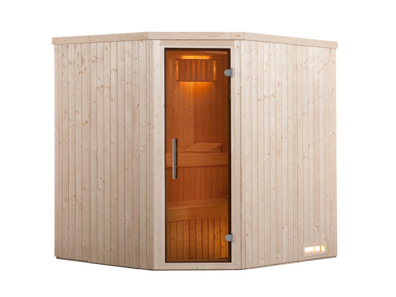 Weka Elementsauna KIRUNA 2 GT inkl. 4,5 kW BioS-Ofenset (230 V)