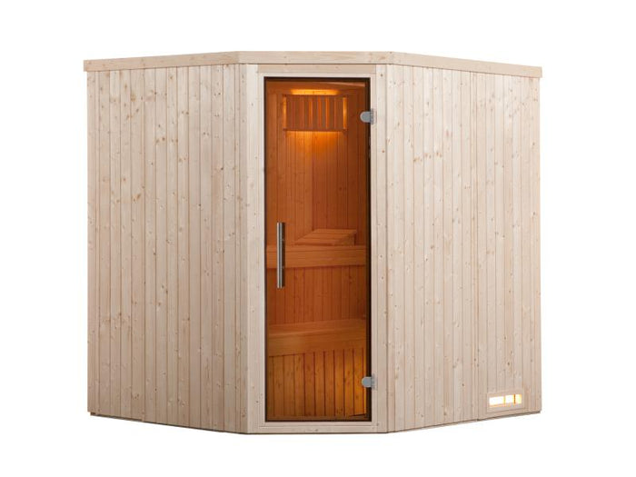 Weka Elementsauna KIRUNA 2 GT inkl. 4,5 kW BioS-Ofenset (230 V)
