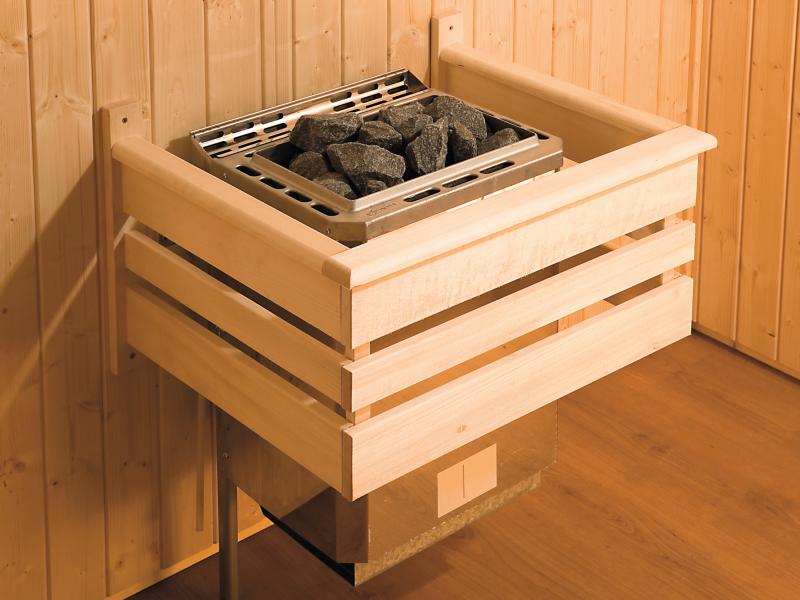 Weka Elementsauna KIRUNA 2 GT inkl. 4,5 kW BioS-Ofenset (230 V)
