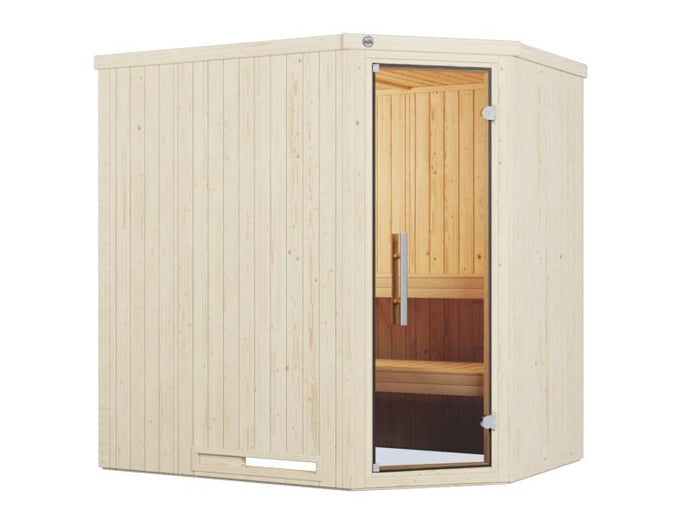 Weka Elementsauna Varberg 1 GT Trend inkl. 7,5 kW BioS-Ofenset