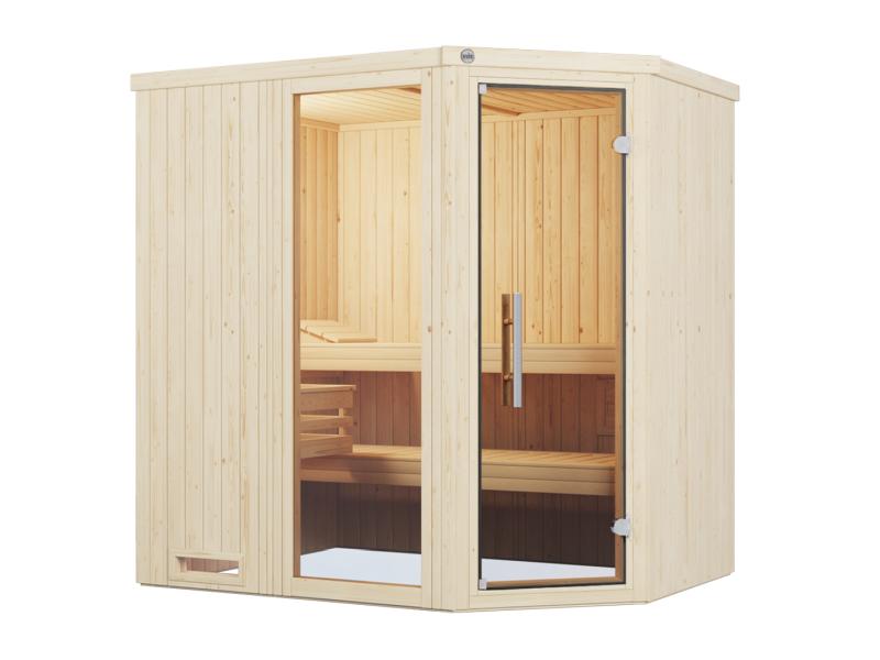 Weka Elementsauna Varberg 1 GTF Trend inkl. 7,5 kW OS-Ofenset