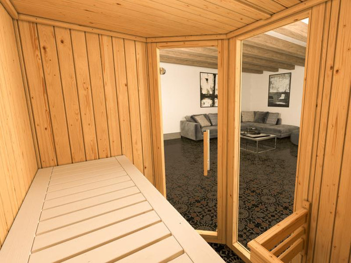 Weka Elementsauna Varberg 1 GTF Trend ohne Ofen