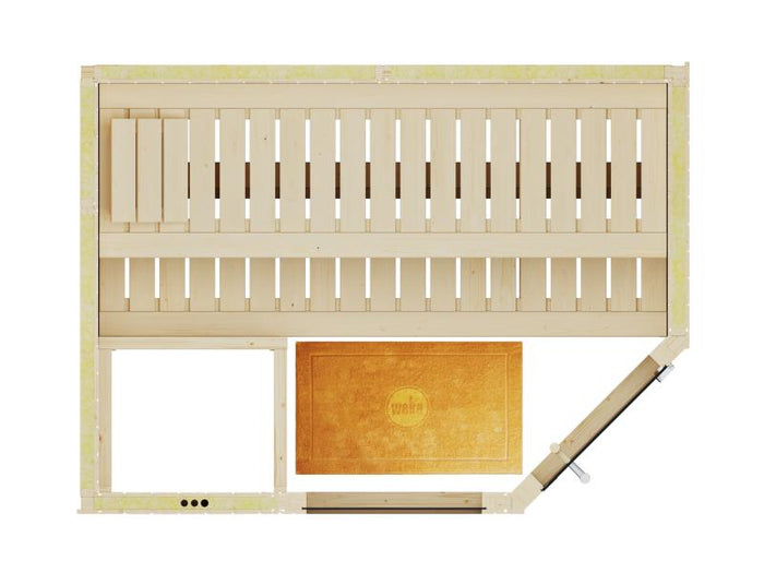 Weka Elementsauna Varberg 1 GTF Trend ohne Ofen