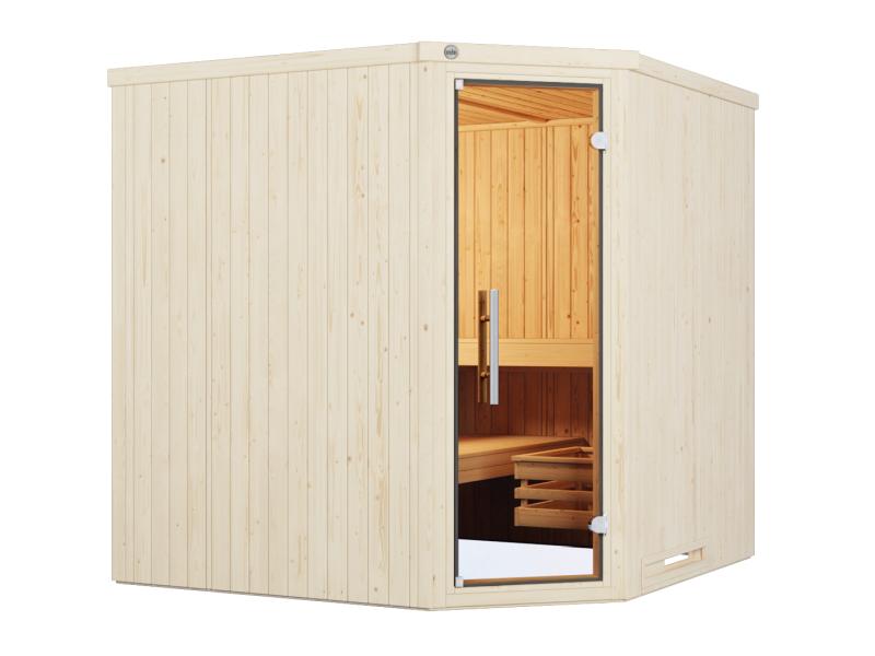 Weka Elementsauna Varberg 3 GT Trend inkl. 7,5 kW BioS-Ofenset