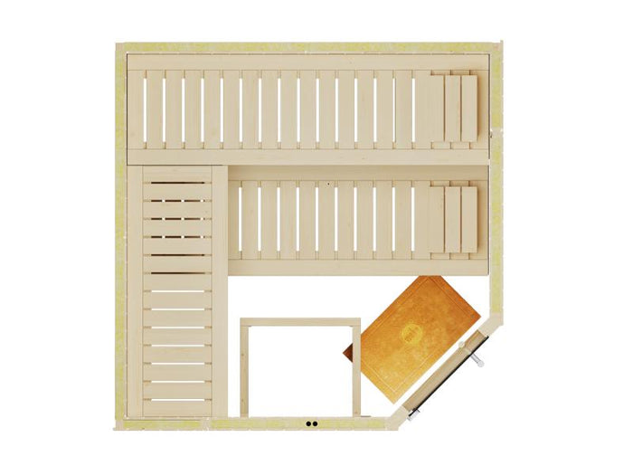 Weka Elementsauna Varberg 3 GT Trend