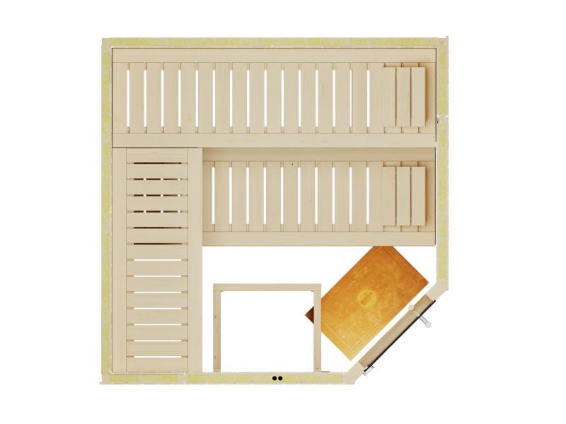 Weka Elementsauna Varberg 3 GT