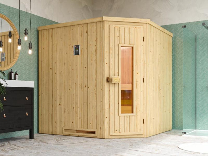 Weka Elementsauna Varberg 3 HT inkl. 7,5 kW OS-Ofenset