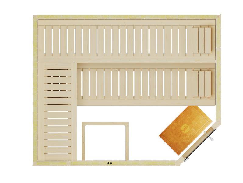 Weka Elementsauna Varberg 4 GT Trend