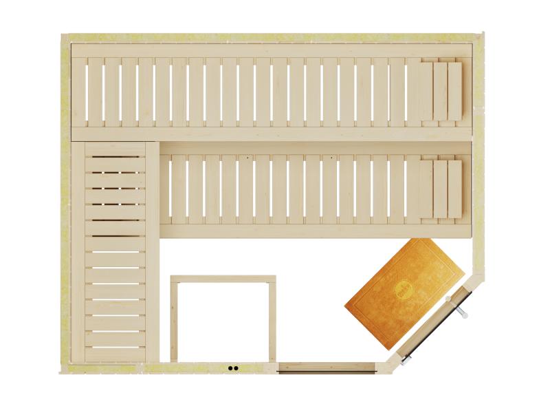 Weka Elementsauna Varberg 4 GTF Trend