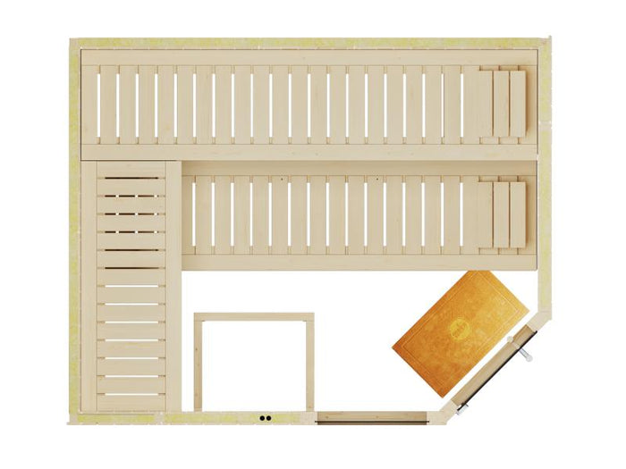 Weka Elementsauna Varberg 4 GTF Trend