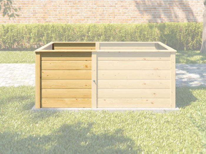 Weka Ergänzungssatz Hochbeet Modular, 21 mm, naturbelassen