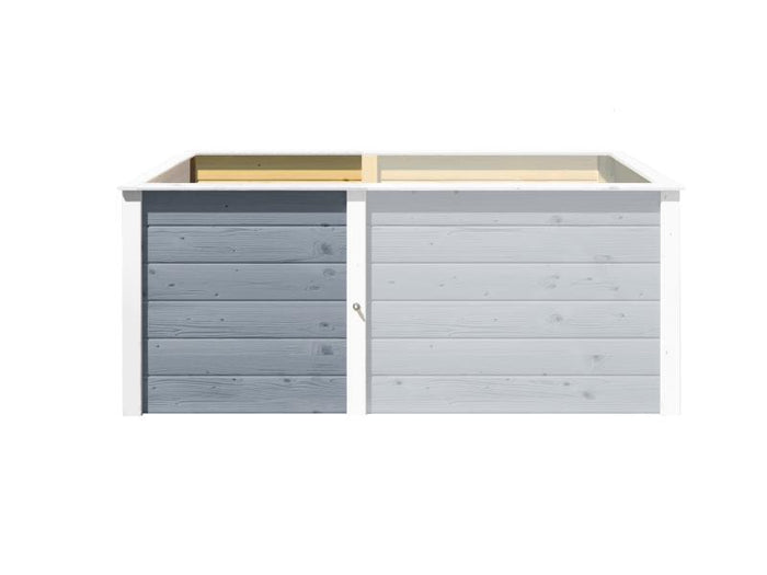 Weka Ergänzungssatz Hochbeet Modular, 21 mm, grau