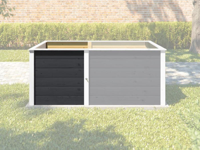 Weka Ergänzungssatz Hochbeet Modular, 21 mm, anthrazit