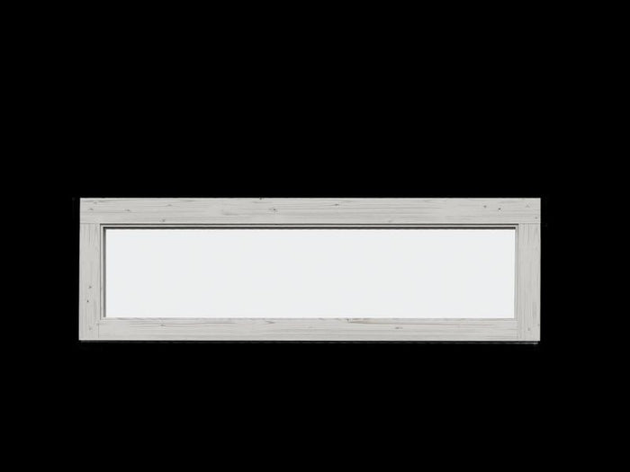 Weka feststehendes Fenster für Batu , 150 x 45 cm, light grey